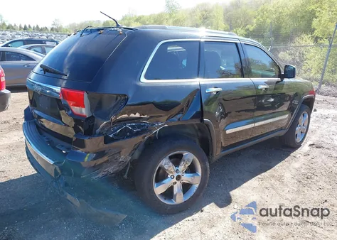 2013 Jeep Grand Cherokee Overland из США, поврежденный, VIN 1C4RJFCG9DC606840